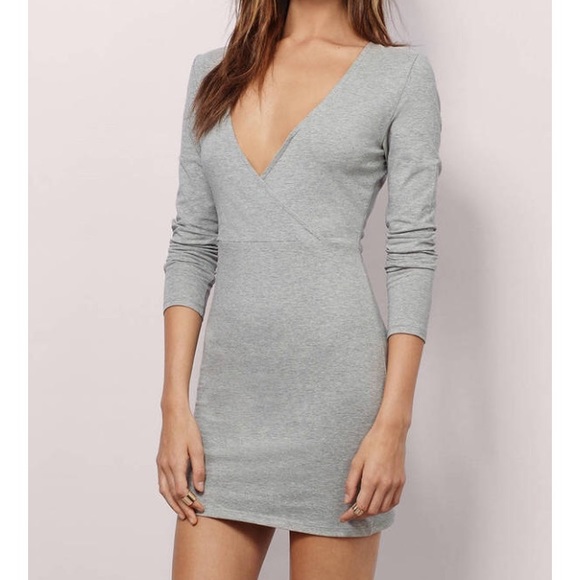 Tobi Undeniable Love Dress in Grey - Picture 2 of 9